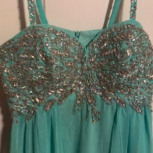 Prom Dress Teal